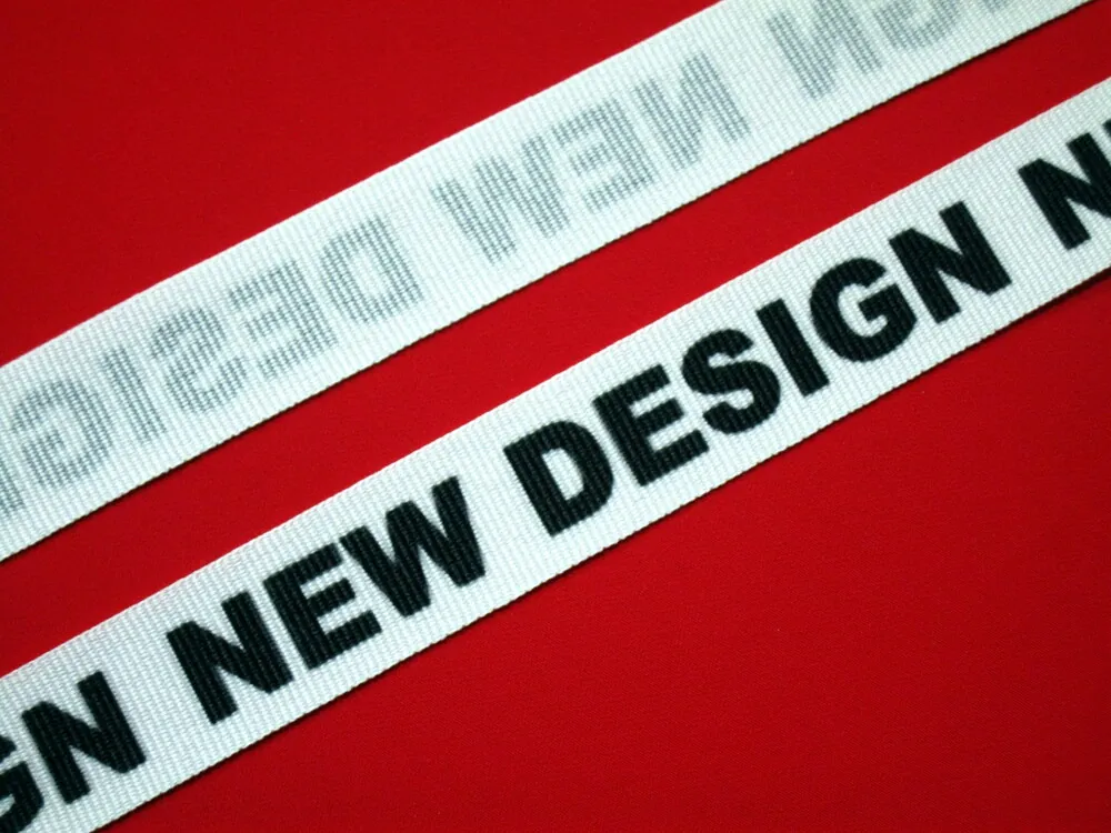 Stuha rypsová biela "NEW DESIGN"