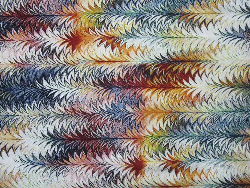 Šatovka farebná "listy" 