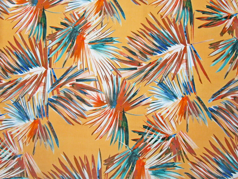 Úplet pomarančový "farebné listy" - zbytok 