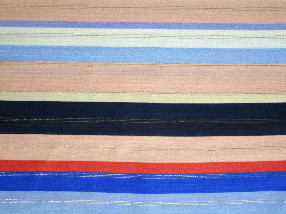 Šatovka farebná "strieborný a zlatý pásik"