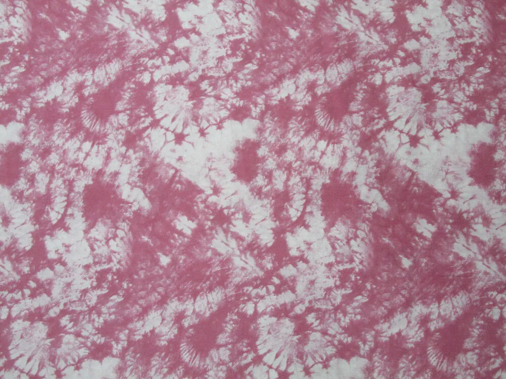 Šatovka smotanovo-ružová "batika" 