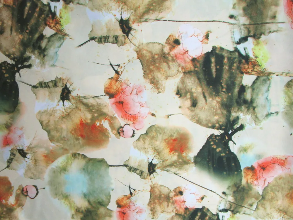 Šatovka svetložltá "abstraktný vzor" 