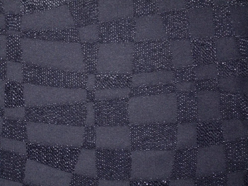 Kostýmovka tmavomodrá "lesklý vzor"