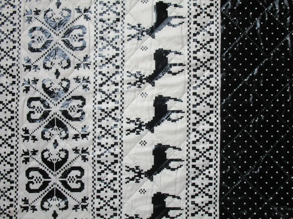 Bundovina prošev smotanovo-čierna "nórsky vzor"