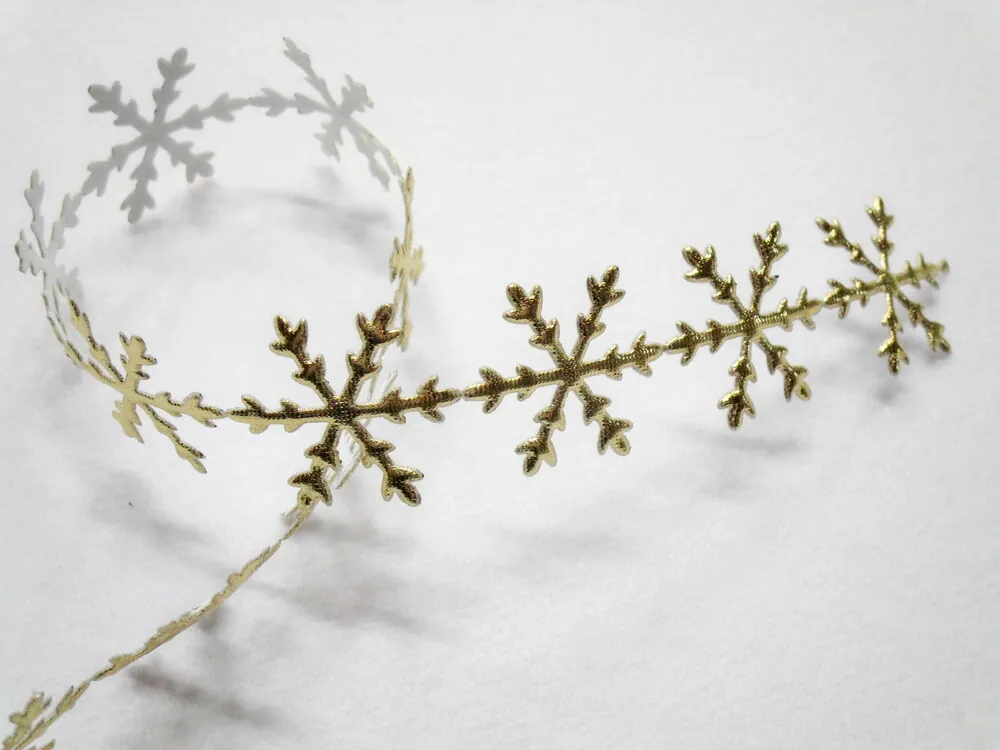 Aplikácia textilná "zlatá vločka"