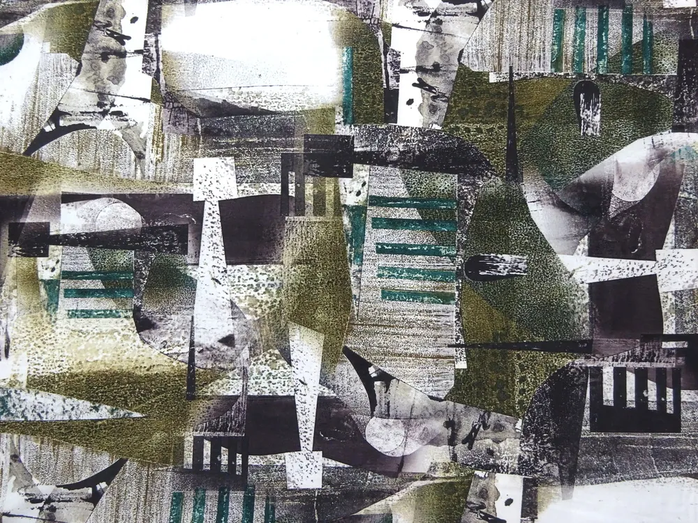 Šatovka s hodvábom "zeleno-čierna" 