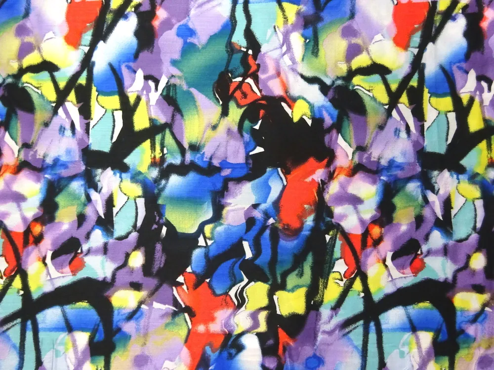 Šatovka fialová "farebný vzor" 