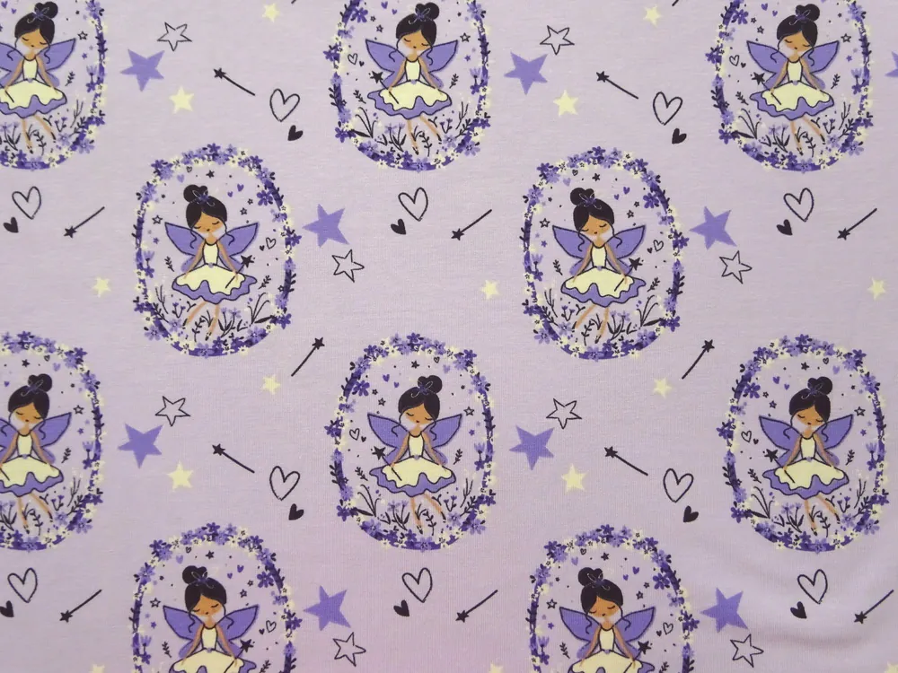 Úplet fialový "víla" 