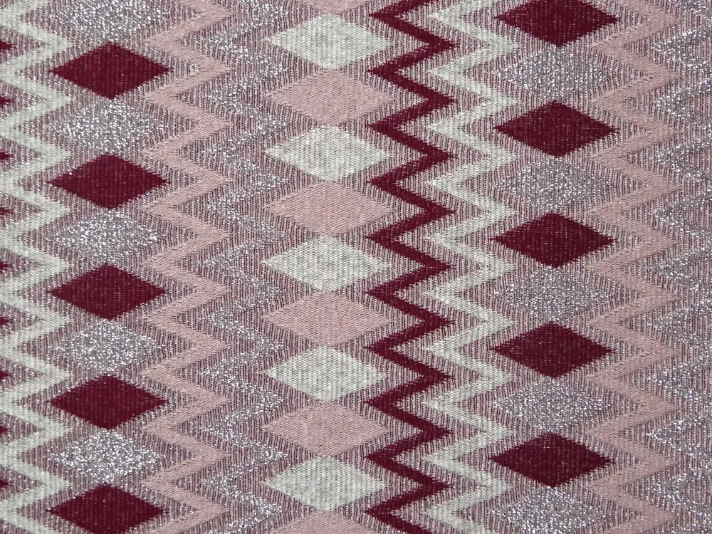 Úplet staroružový "bielo-strieborno-vínový vzor" 