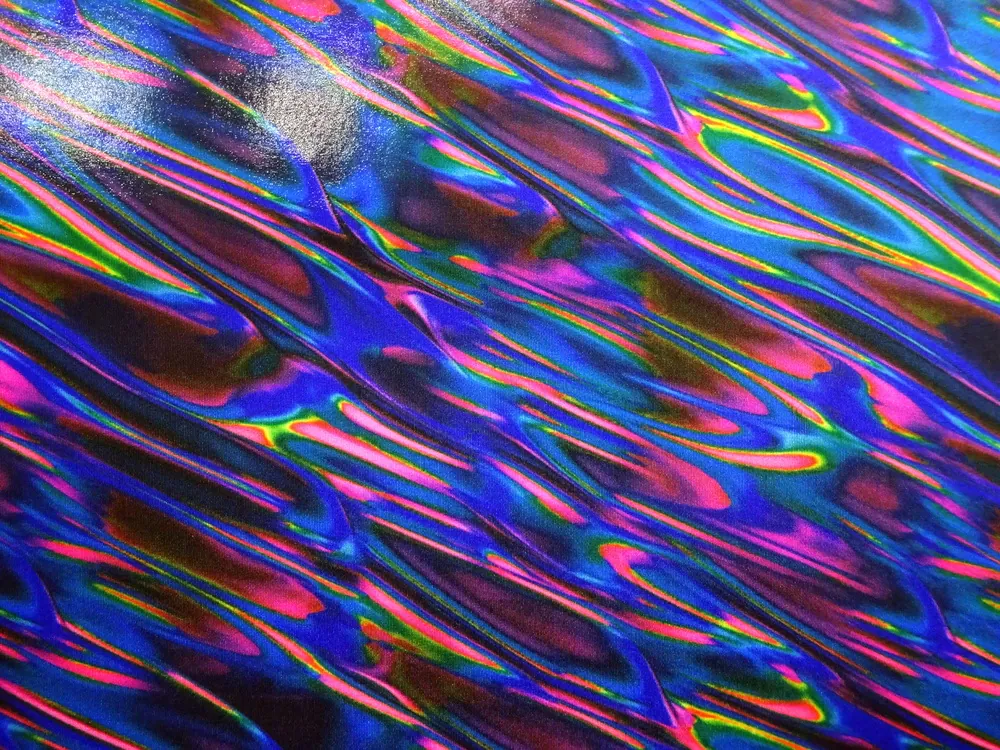Plavkovina modrá "ružový vzor" - UV-reflexný vzor