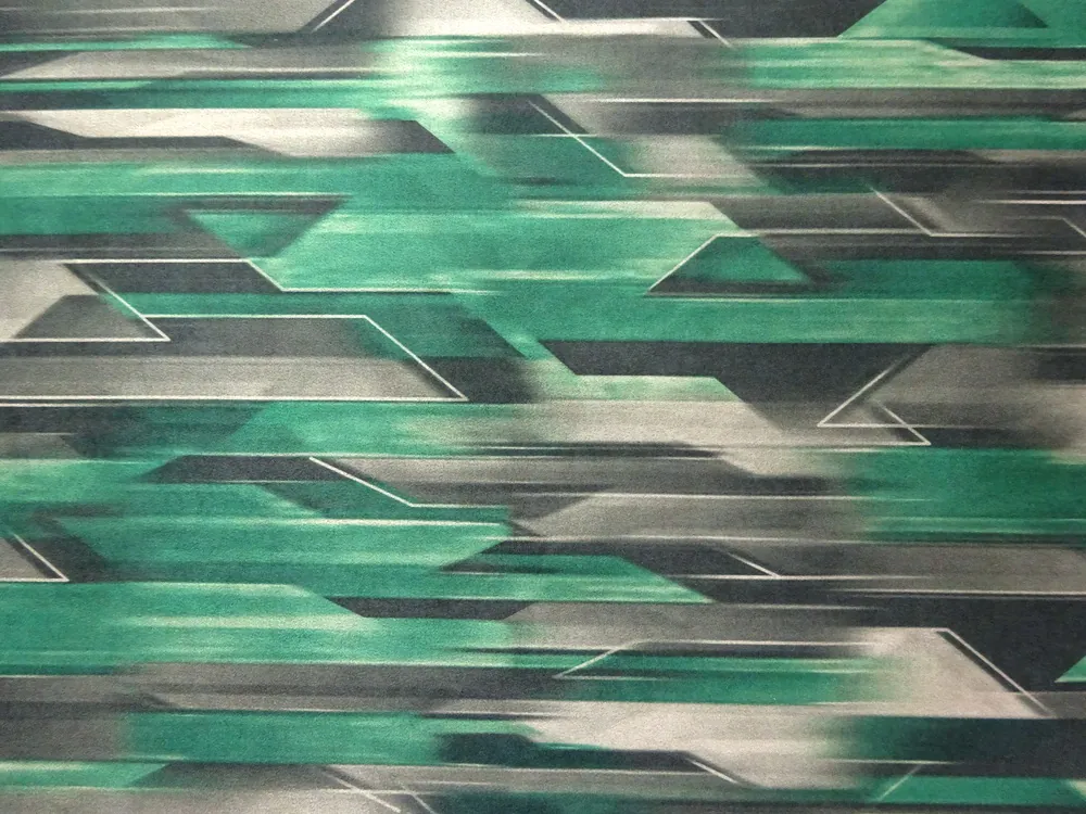 Úplet-imitácia jelenice "zeleno-hnedý" 