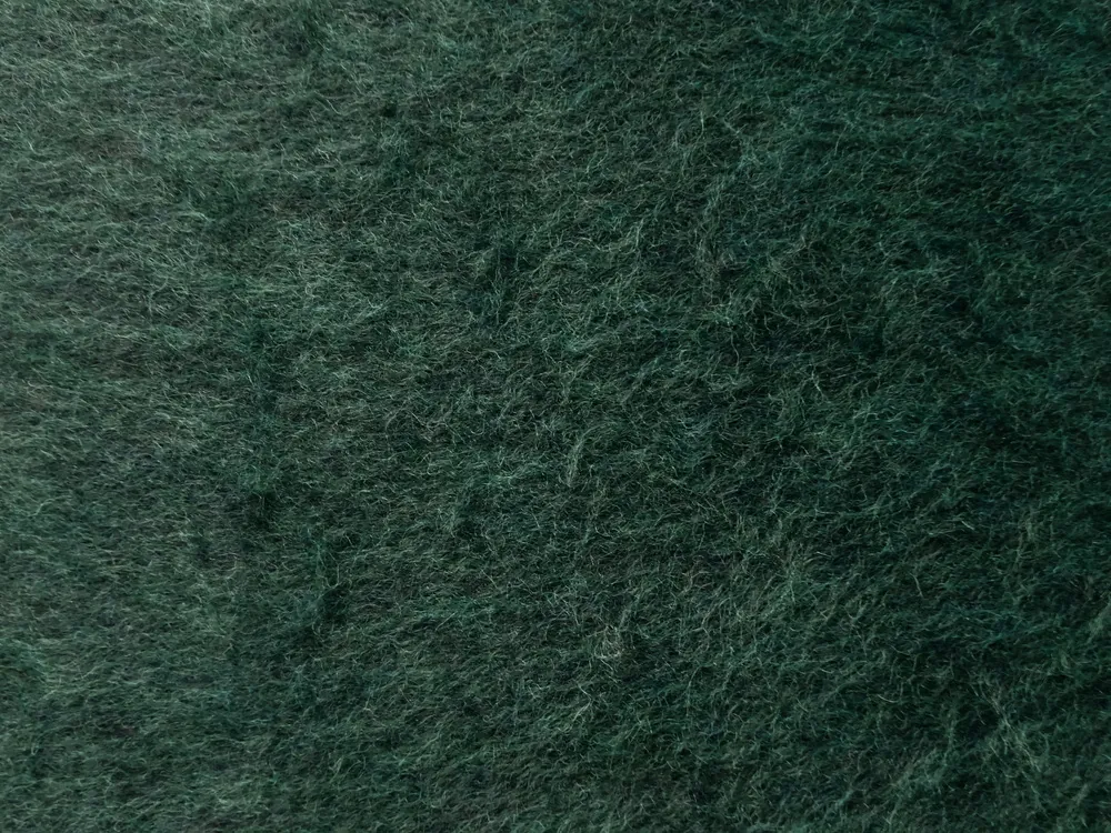 Kabátovina "zelená" - nízky vlas 