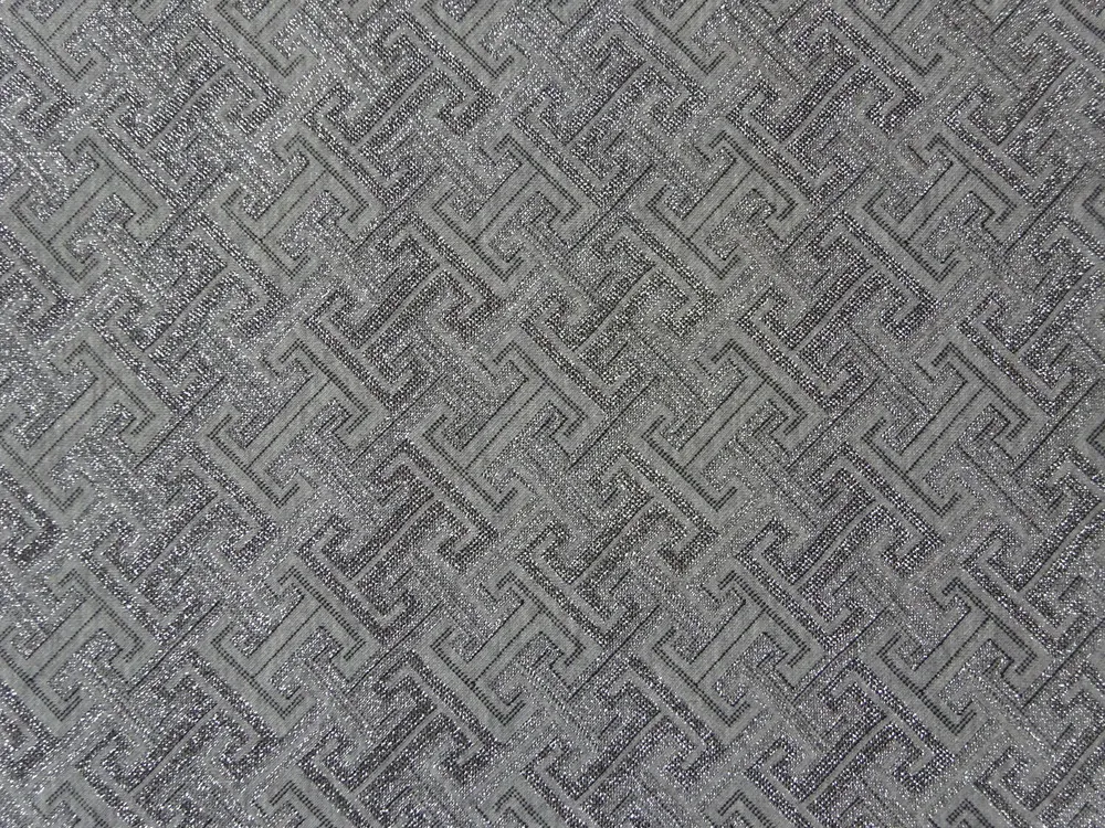 Úplet sivý "strieborný vzor" 