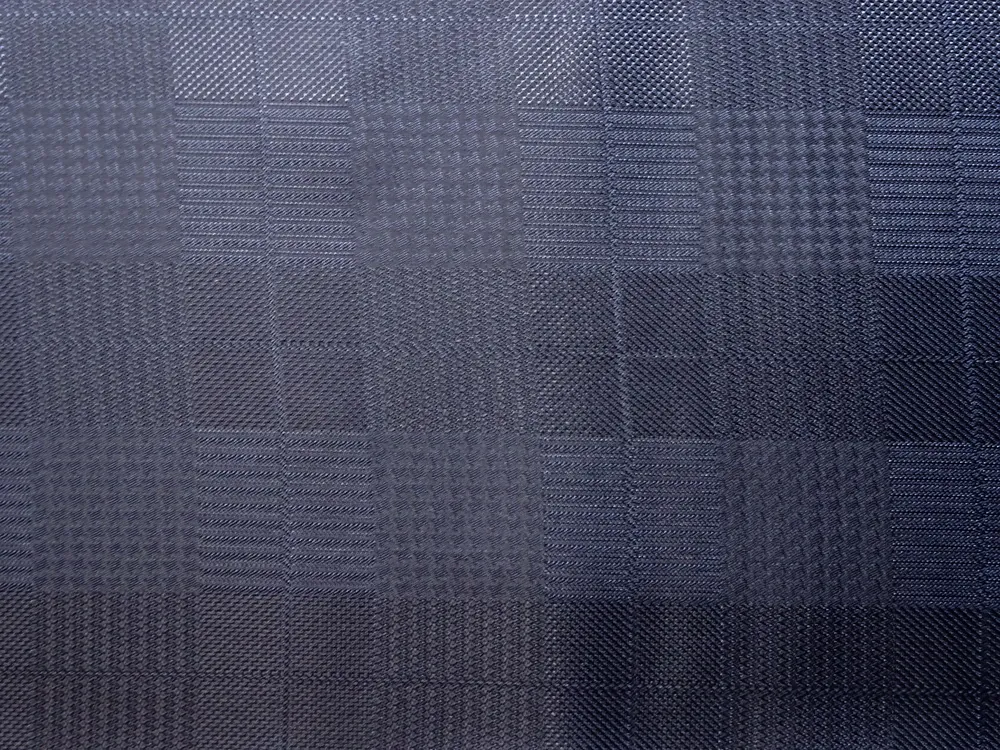 Podšívka Tivoli tmavomodro-čierna "kohútia stopa, káro" - talianska kolekcia 