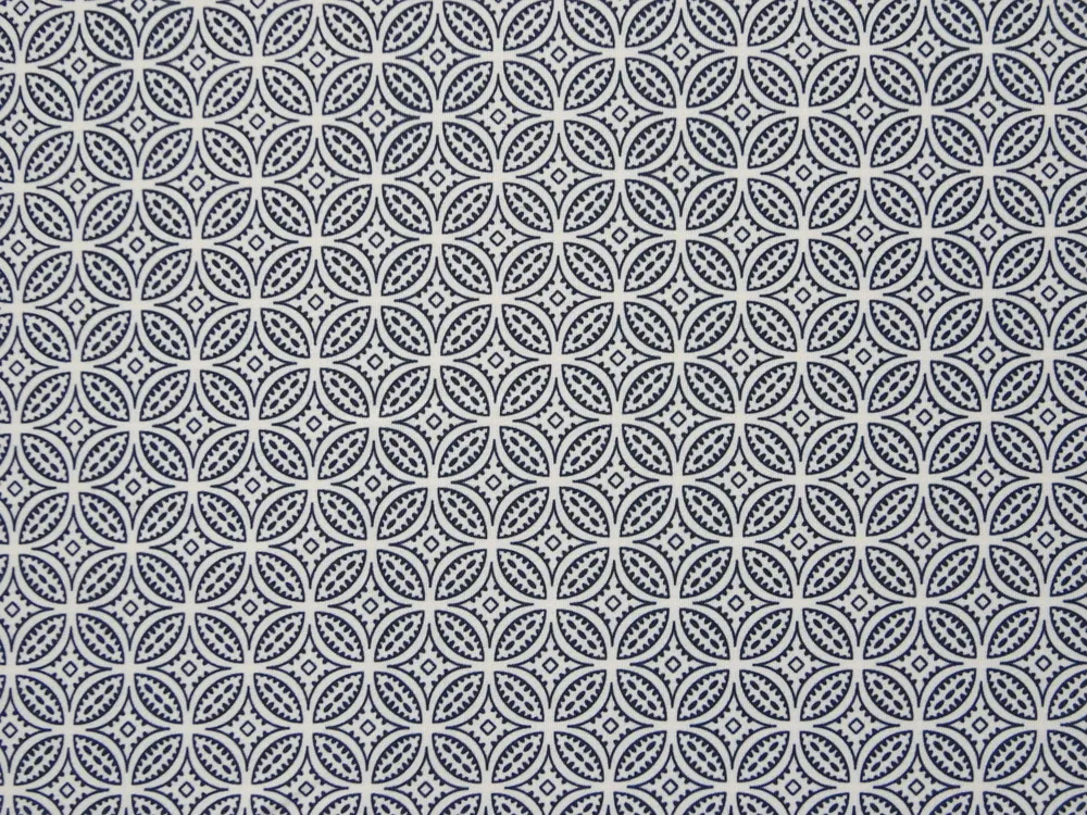 Kostýmovka Milano smotanová "geometrický vzor" 