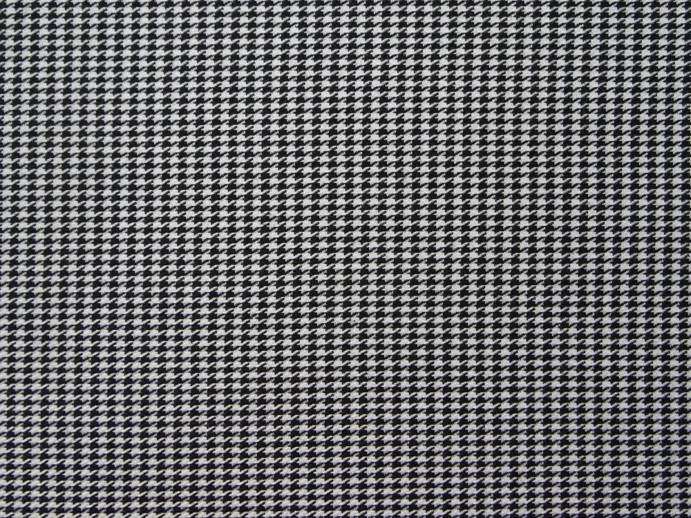 Kostýmovka bielo-čierna "kohútia stopa" 