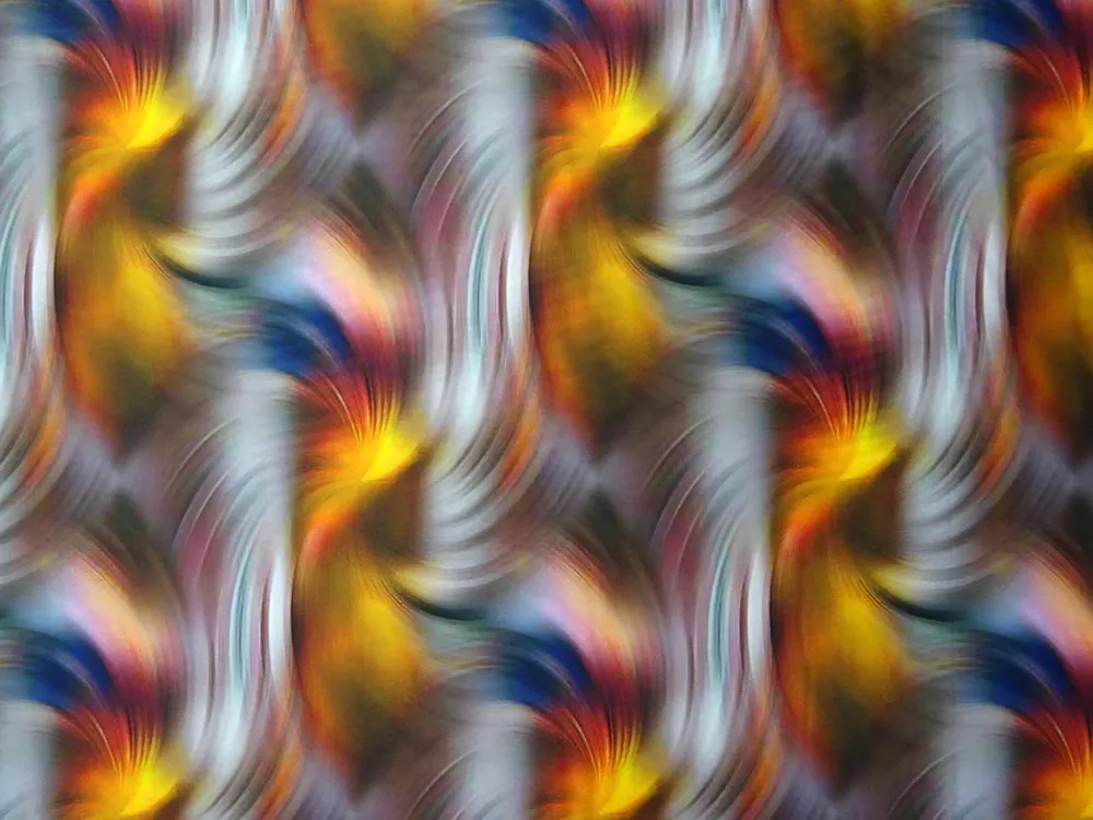 Hodváb farebný "ohňostroj" 