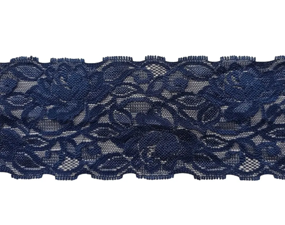 Borta elastická tmavomodrá "modrý vzor" 