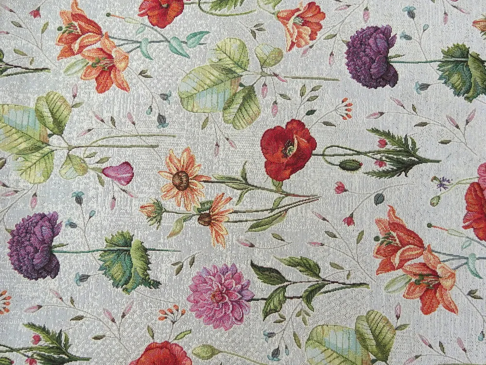 Gobelín prírodný "lúčne kvety" 