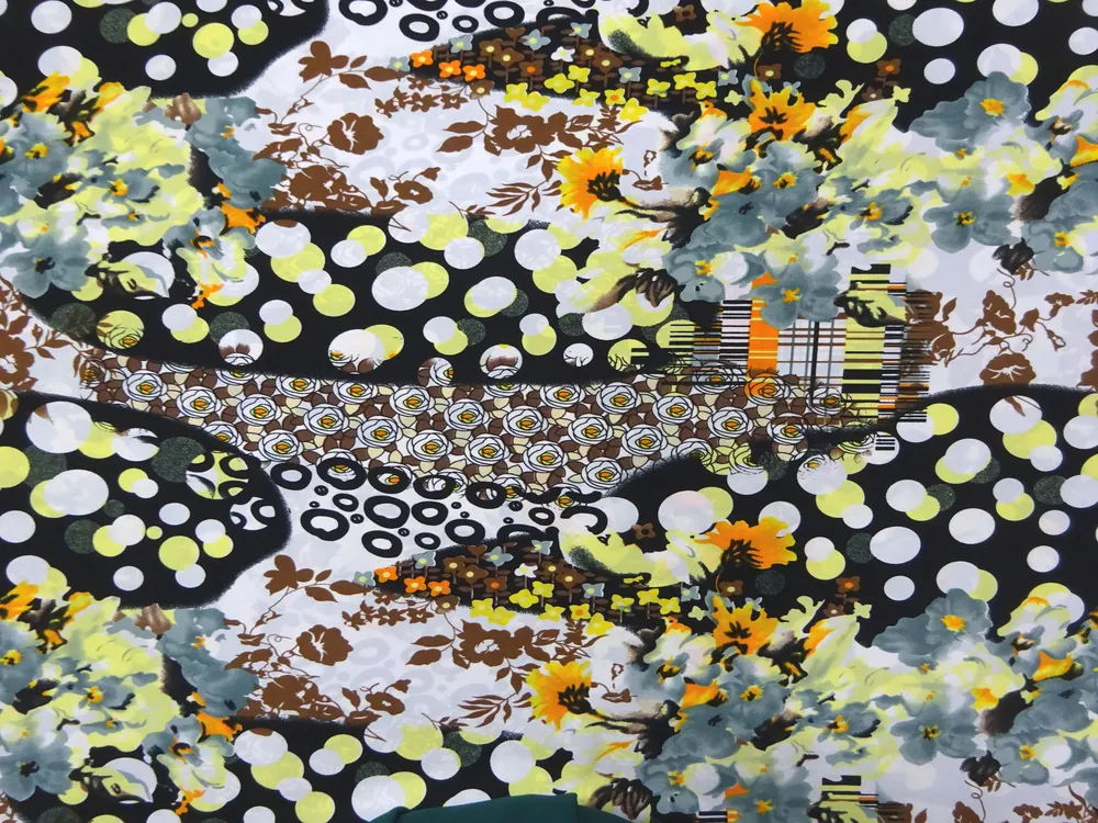 Šatovka Lorenzo biela "farebný vzor" 