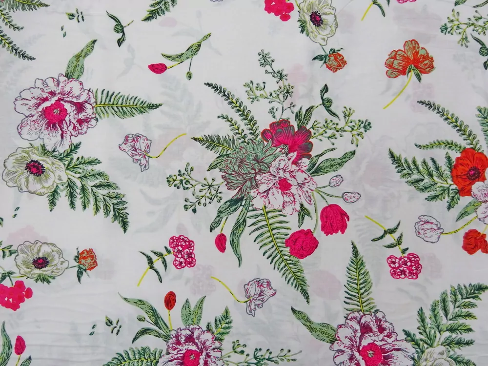 Šatovka biela "farebné kvety"