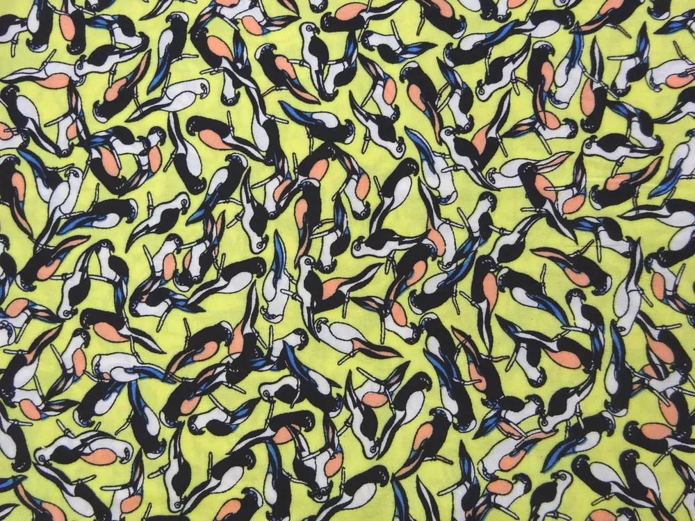 Šatovka žltá "papagáje"