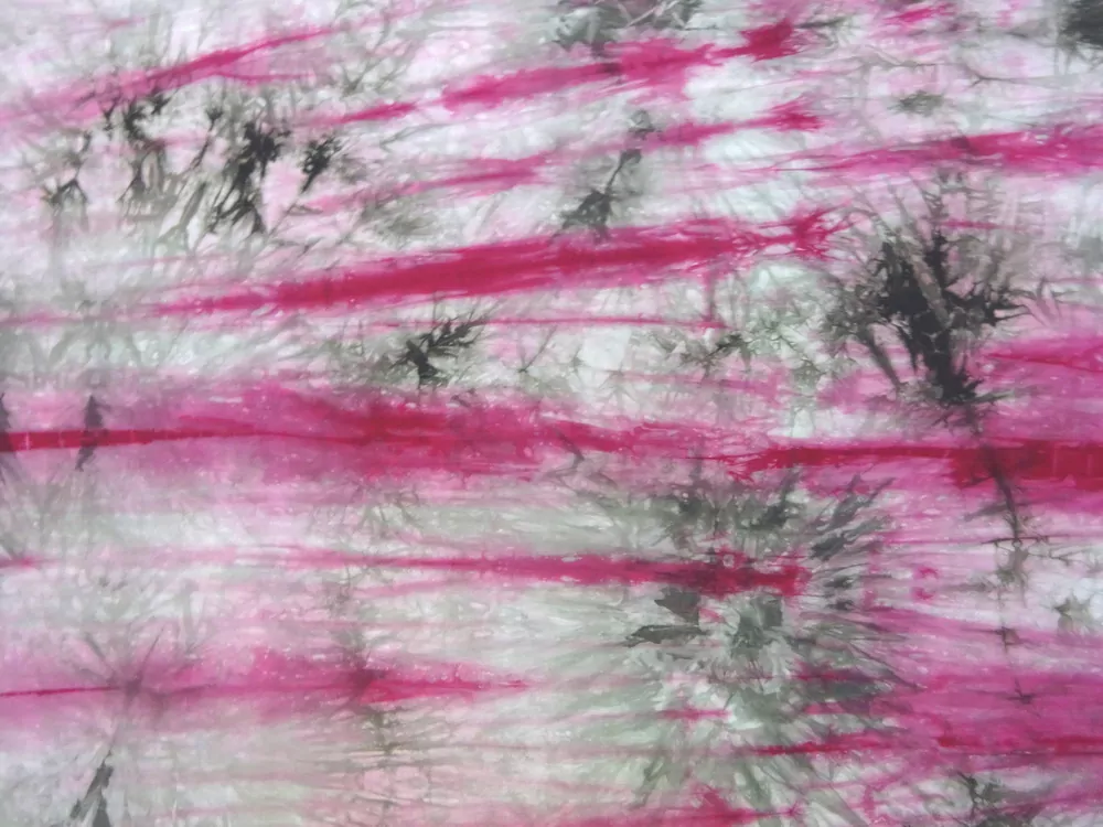 Šatovka ružovo-cyklaménová "fišé batika"