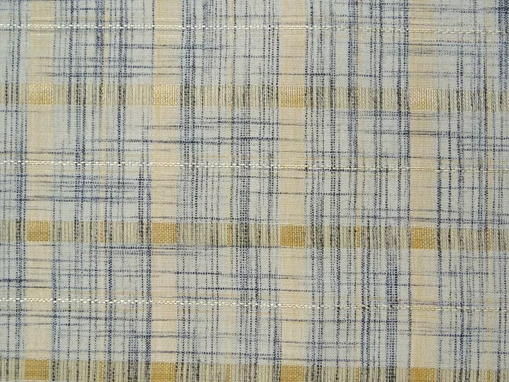 Kostýmovka žltá "čierno-žlté káro" 