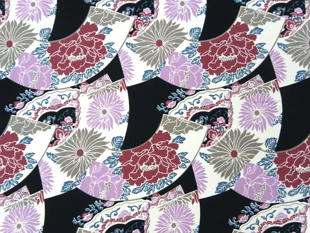 Šatovka smotanová "kvety" 