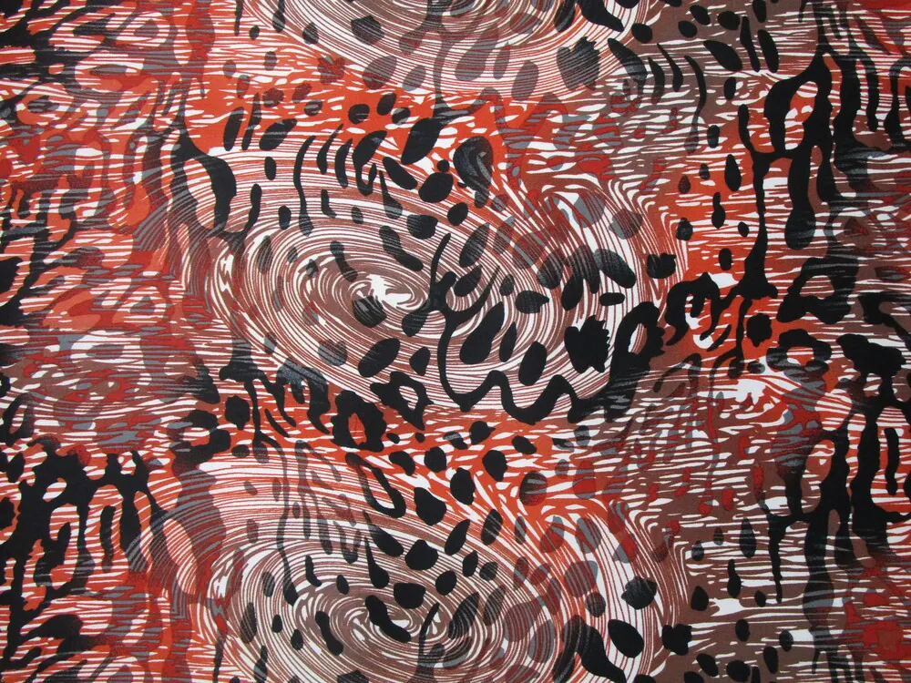 Satén bavlnený elastický "tiger" 