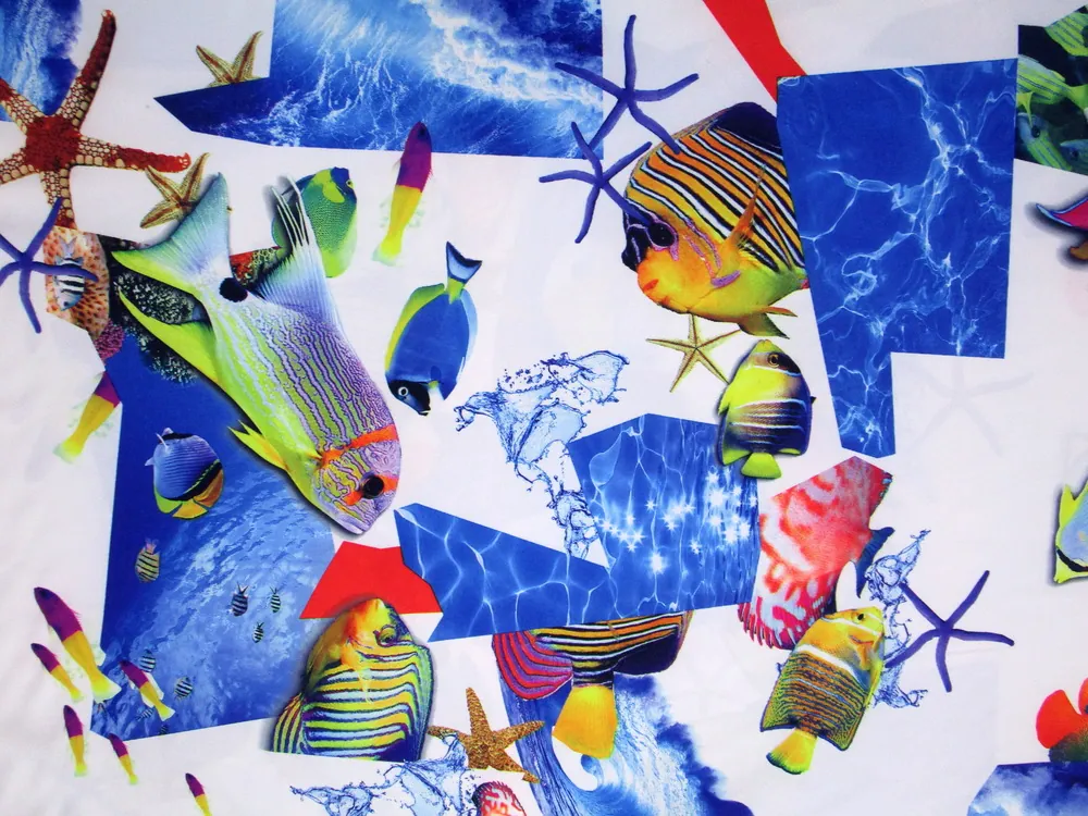 Šatovka biela "morský svet" 