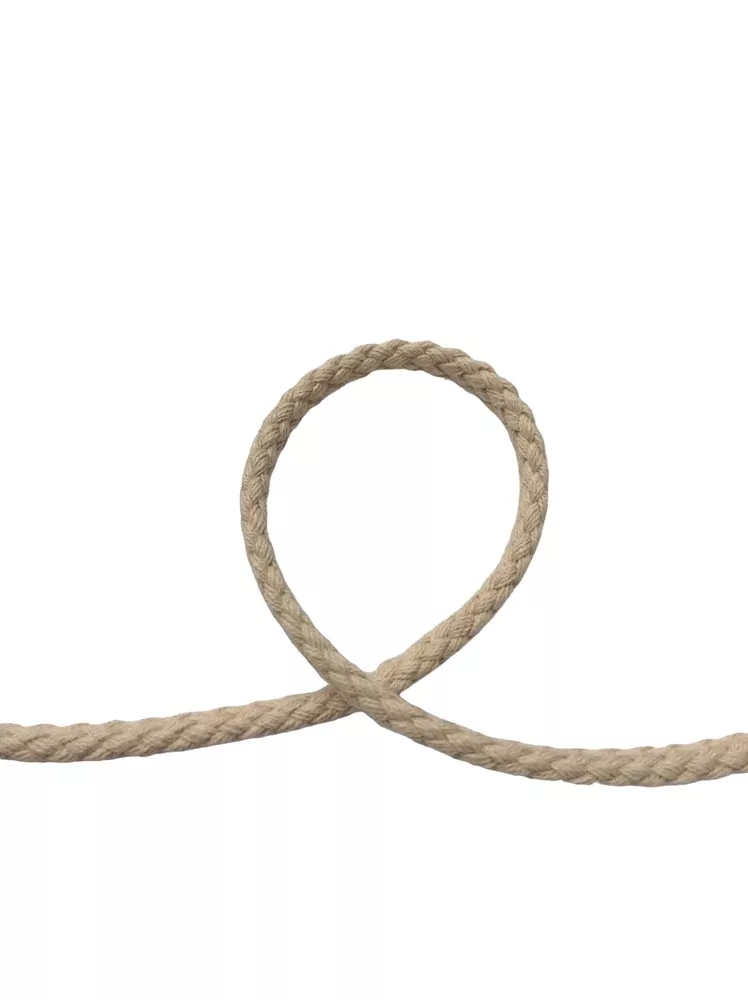 Šnúrka bavlnená točená "béžová" 