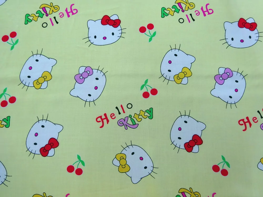 Šatovka žltá "Hello Kitty"