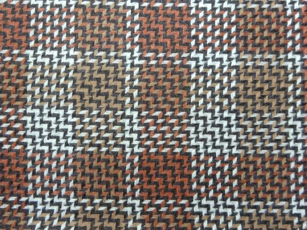 Kabátovina tenká s vlnou "vzorovaná" 