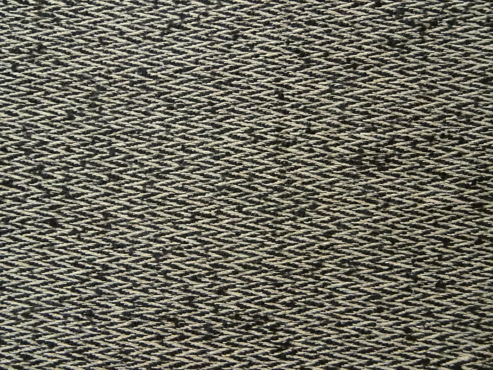 Kabátovina s vlnou "hnedo-čierna" 