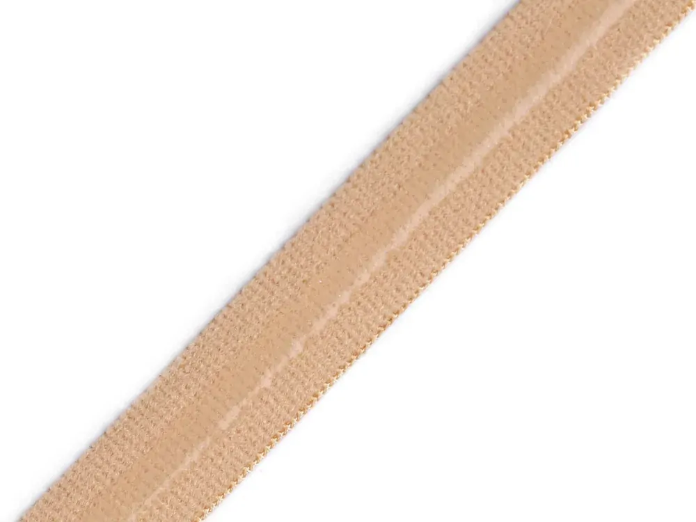 Guma so silikónovým pásikom "telová" - 12 mm