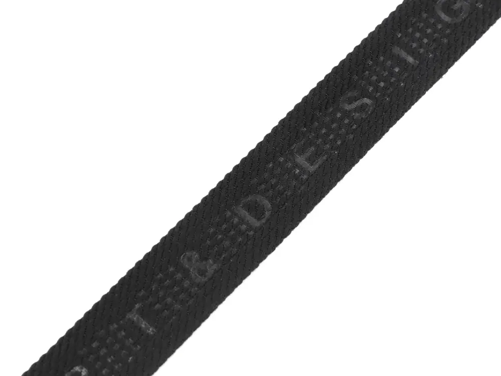 Stuha odevná čierna "SPORT & DESIGN" - 25 mm