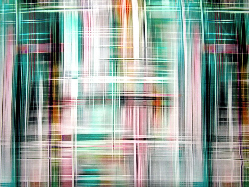 Hodváb farebný "káro" 