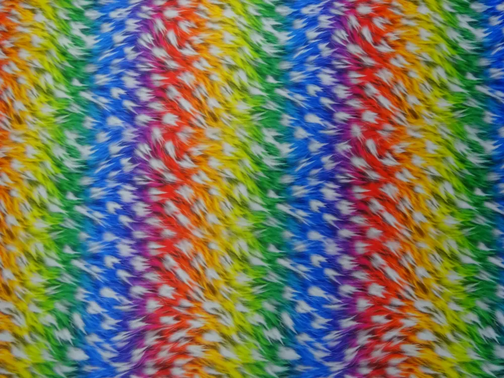 Úplet farebný "kožušina" - talianska kolekcia 