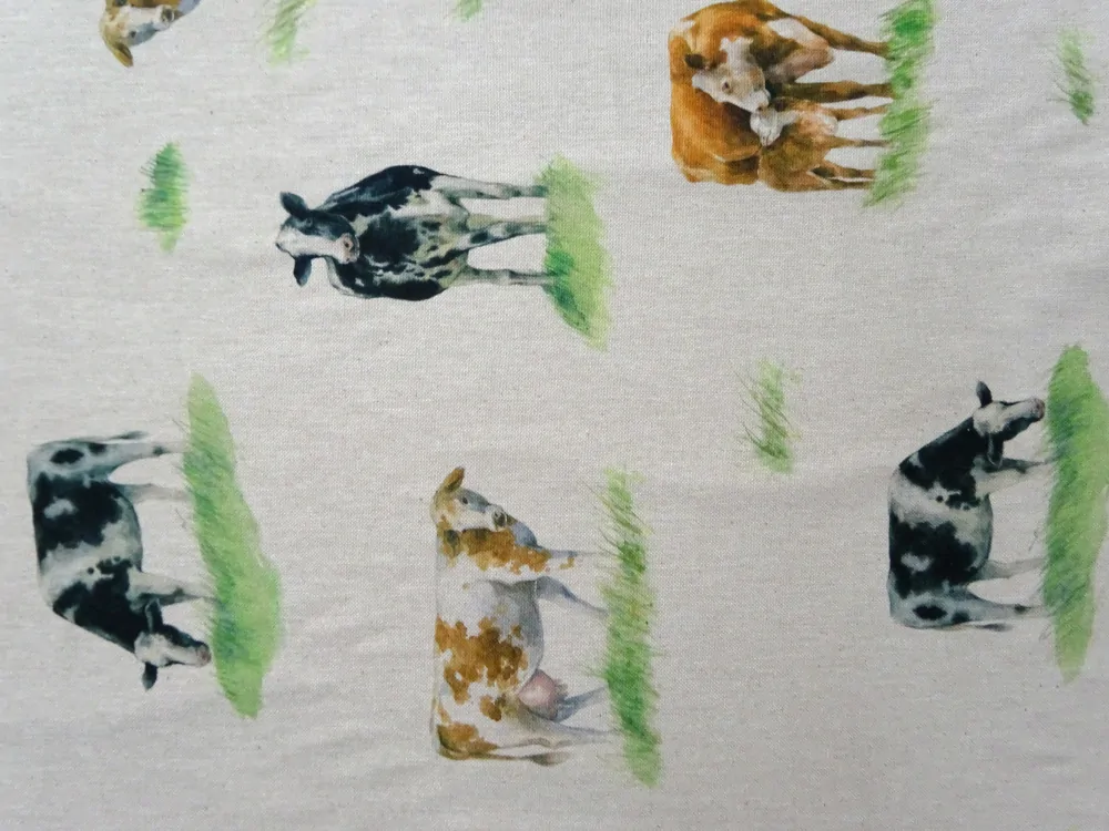 Poťahovka prírodná "kravy" 