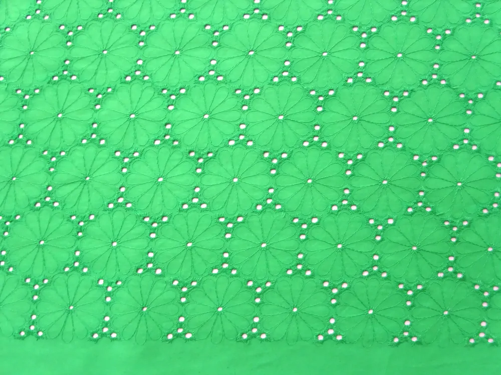 Madeira zelená "kvety" 