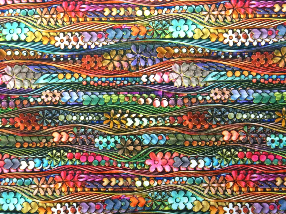 Kočíkovina farebná "rôzne vzory" 