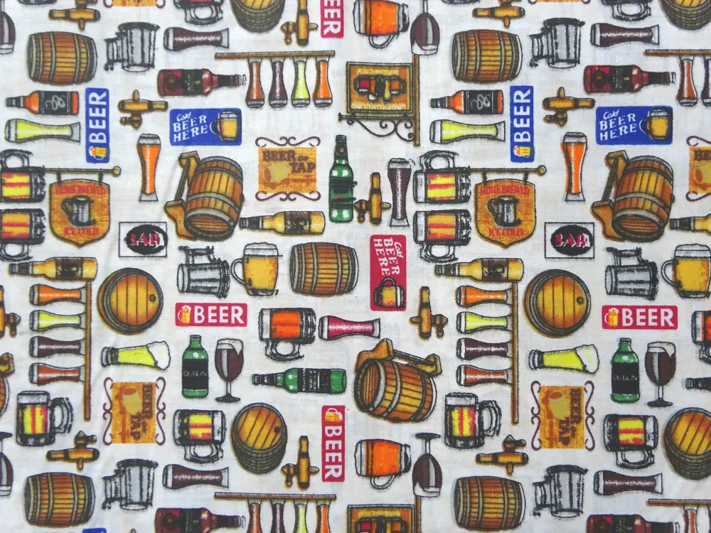 Bavlna béžová "pivo" 