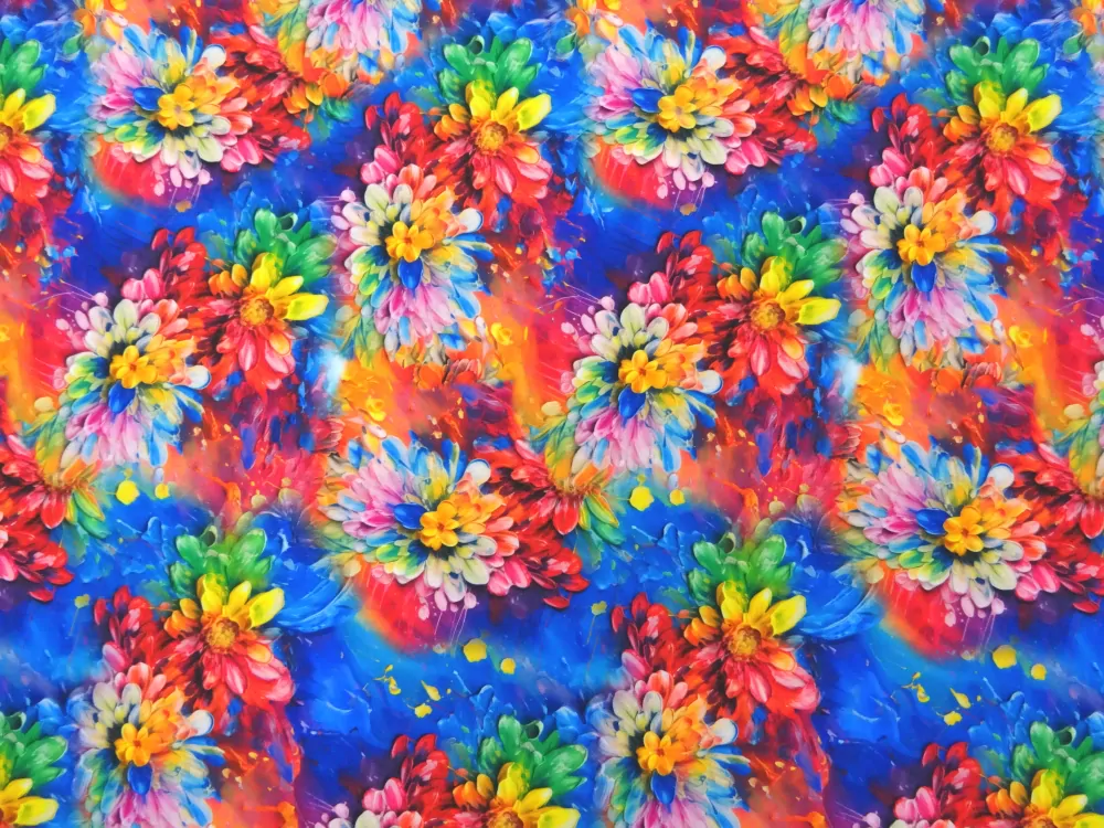 Šatovka pestrofarebná "kvety" 