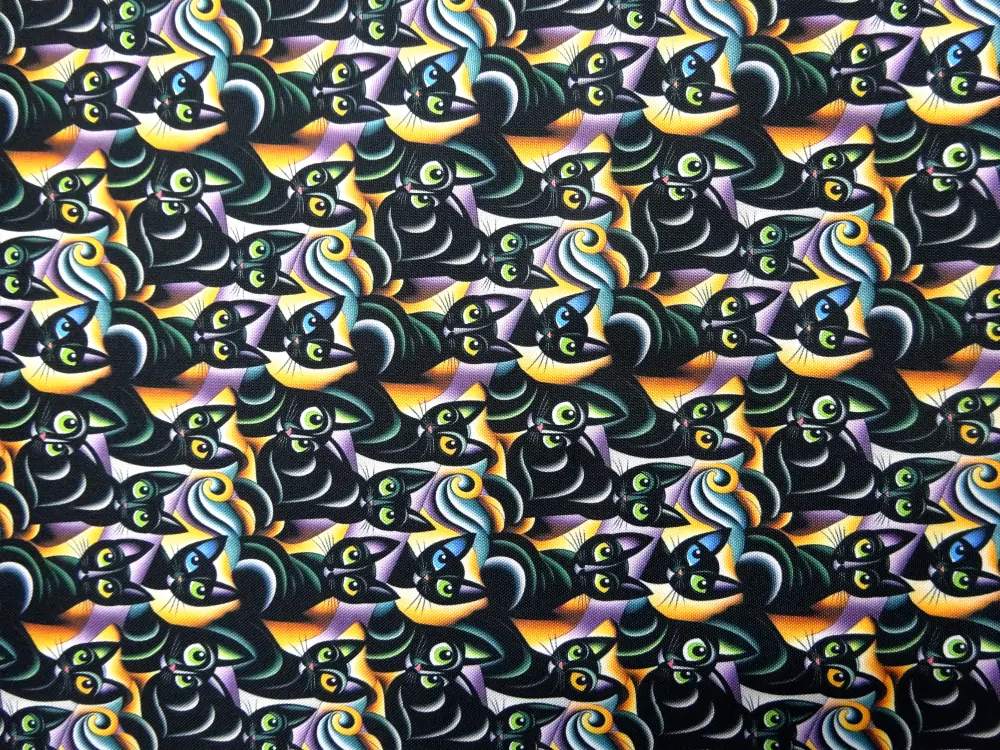 Kočíkovina žlto-fialová "čierna mačička" 