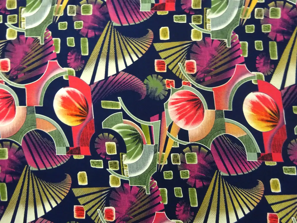 Šatovka tmavomodrá do čierna "vzorovaná" 