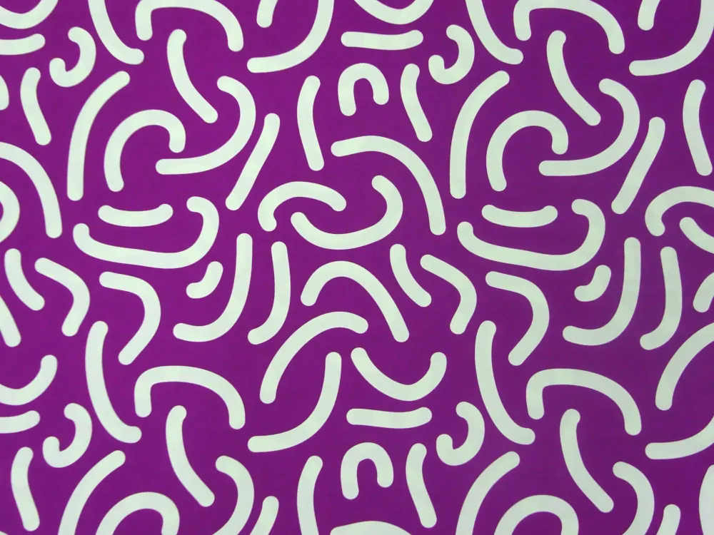 Šatovka Edita fialová "biely vzor" - Slovenská tlač 