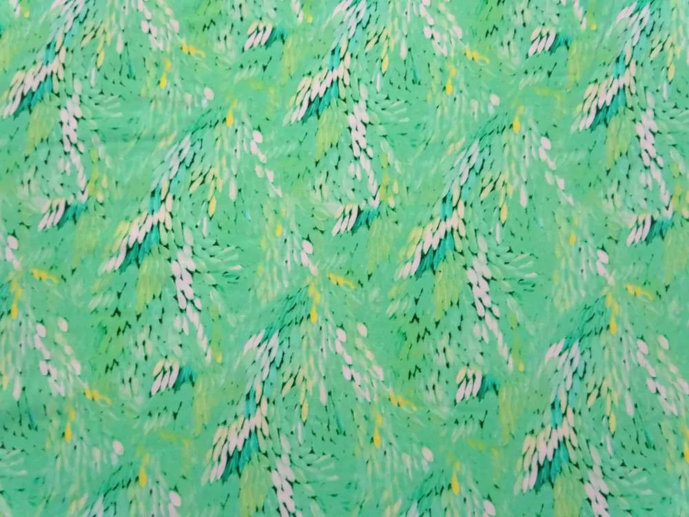 Šatovka zelená "vzorovaná" 