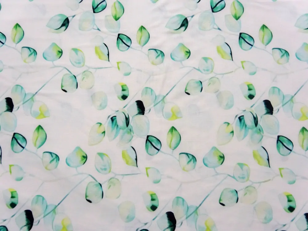 Šatovka smotanová "zelené lístky" 