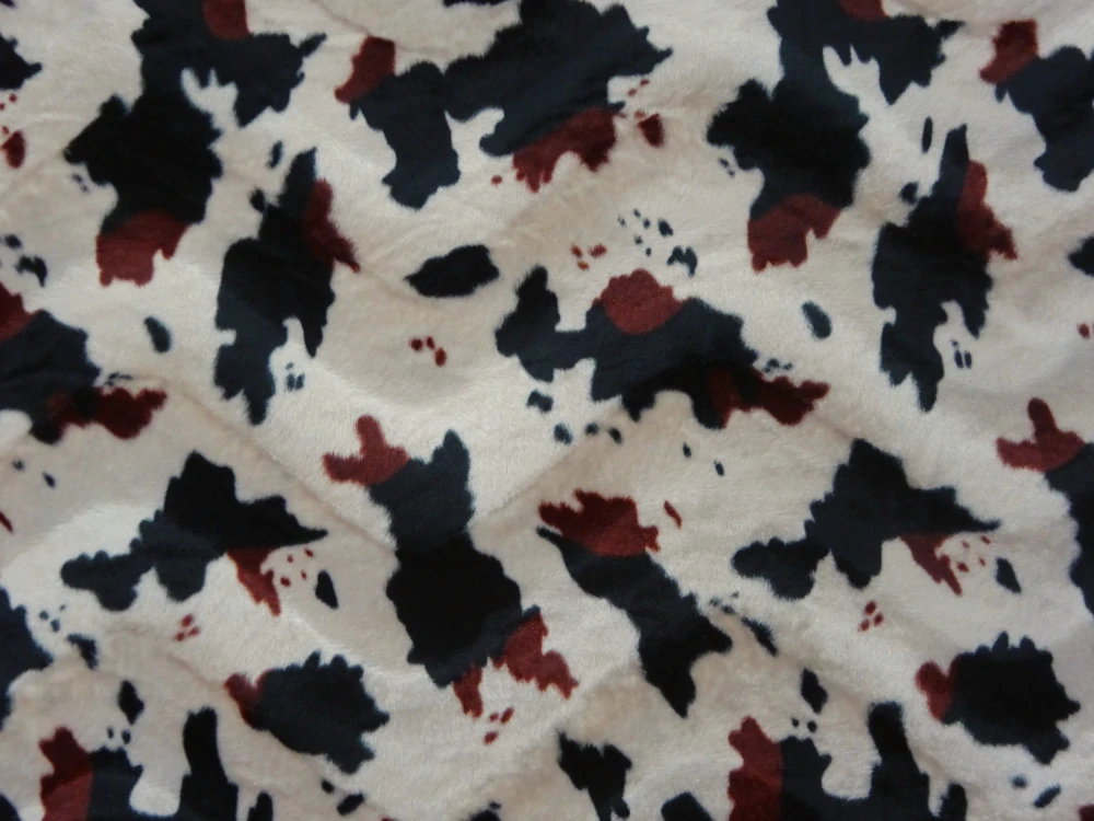 Kožušina svetlohnedá "krava" - nízky vlas 